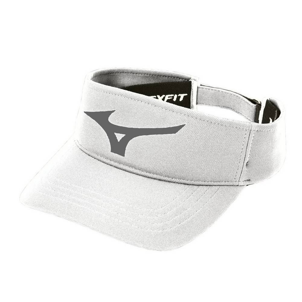 Visera Mizuno Diamond Hombre Blancas/Gris España SAOM-14920